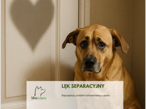 Pies z lękiem separacyjnym