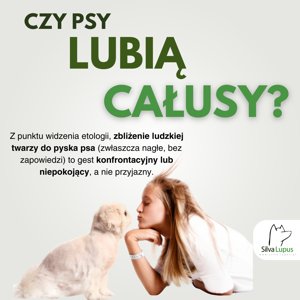 Dziewczyna całująca psa